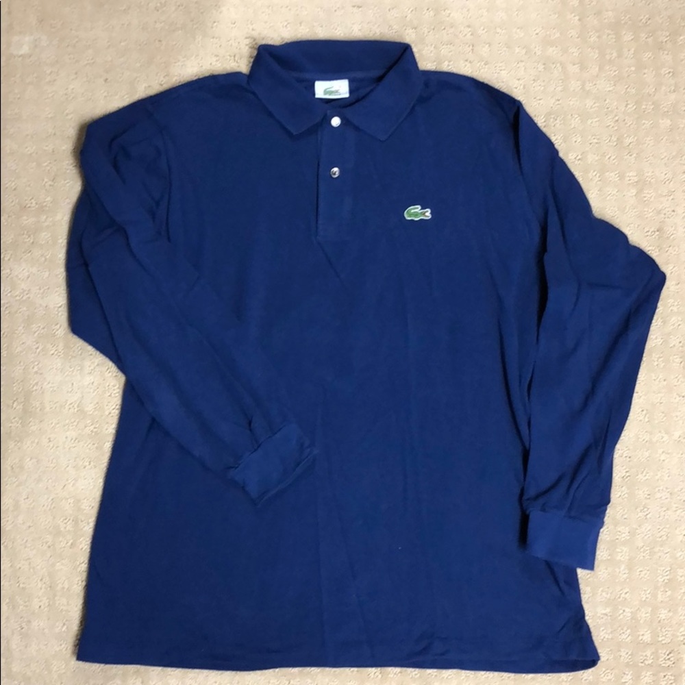 Vintage long sleeve Lacoste Polo - Sz 5 (M)